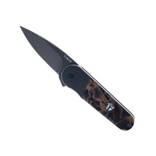 Finch Knives Cherry Bomb Folding Knife Aftermath Resin Handle 154CM Blade Steel CB520