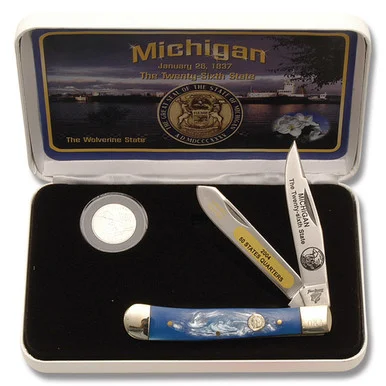 Frost Michigan State Quarter & Trapper Collector Set FR312MI