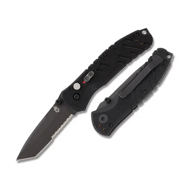 Gerber Propel AO3.5 Inch Partially Serrated Black Oxide Tanto G845