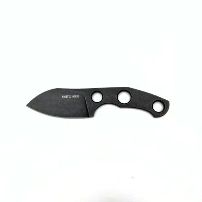 GiantMouse GMF1-F M390 PVD Stonewashed with Leather Sheath (GMF1-F-PVD)