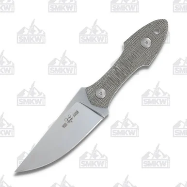 GiantMouse GMF3 Green Canvas Micarta Fixed Blade Knife GMGMF3GRN