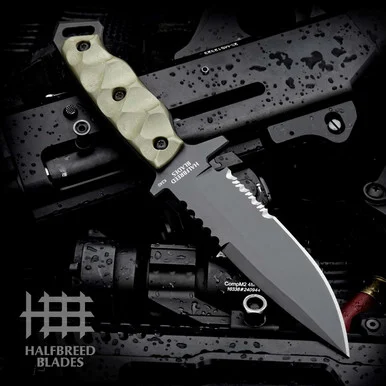 Halfbreed Medium Infantry Knife Gen 2 OD G10 (5.3" PS K340) MIK-03PS-GEN-2-ODG
