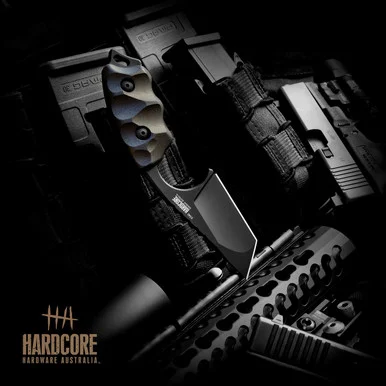 Hardcore Hardware Australia Little Field Knife Gen 2 – Black G10, K340 (LFK-04-GEN-2-BLK)