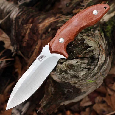 Harm Edge Battlefield Combat Knife ED 1 - 5.8" M390, Canvas Micarta