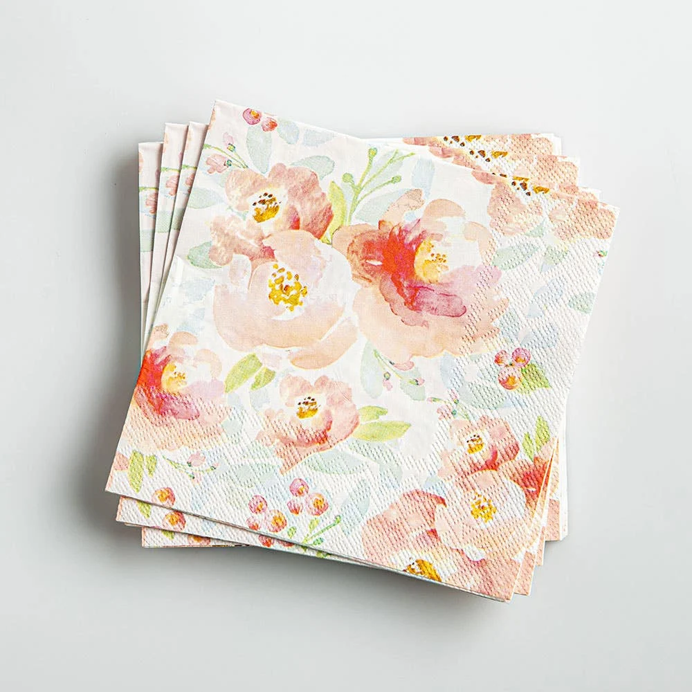 Harman 3-Ply 'Peony Passion' Paper Napkin - Set of 20
