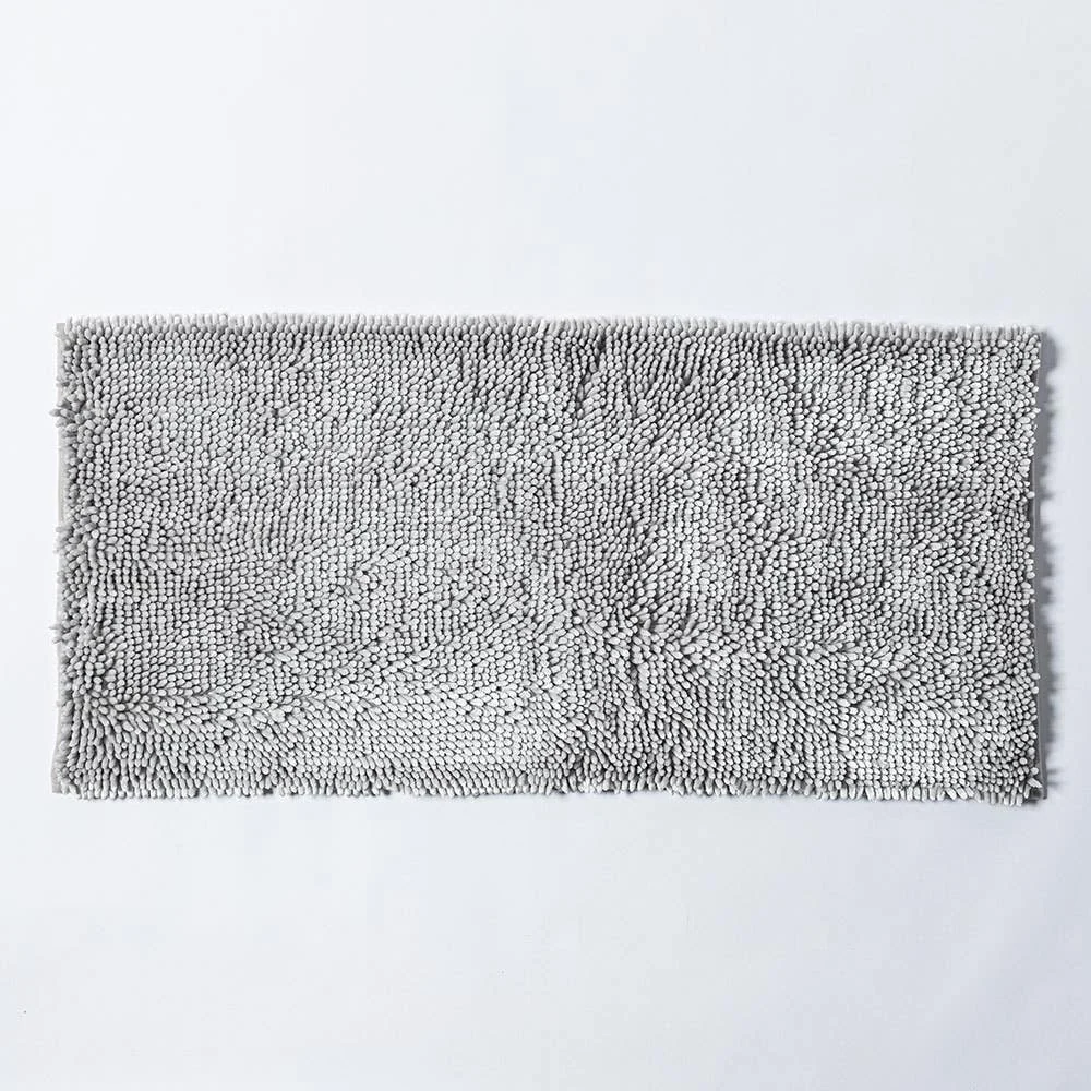 Harman Luxe Chenille Microfiber Bathmat 20" x 42" (Light Grey)