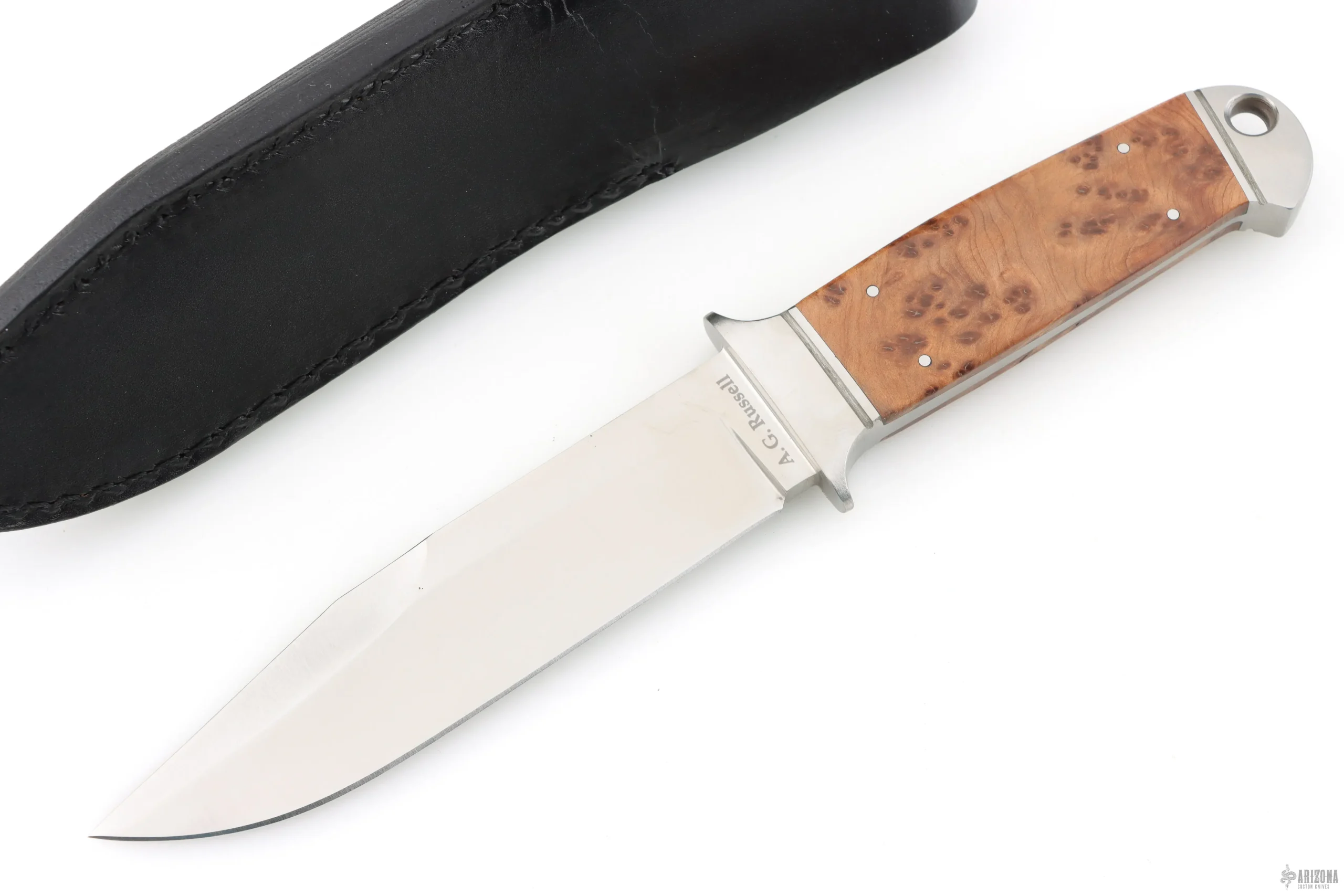 Integral Chute Knife - Thuya Burl