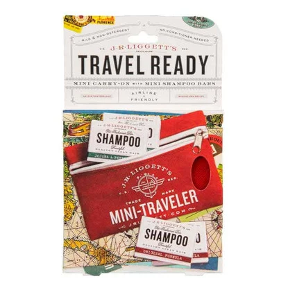 J.R. Liggett Mini Traveler with Bars 4pcs Jojoba & Peppermint 65oz (42005)