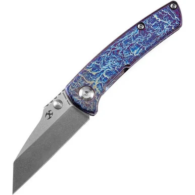 Kansept Knives Little Main Street - Lightning Strike Titanium (2.26" CPM-S35VN) K2015A5