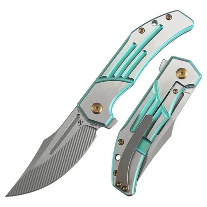 Kansept Orion Green Anodized Machined Satin Titanium (K1089B4)