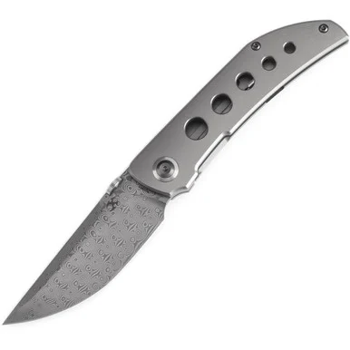 Kansept Tarkin - Bead Blasted Titanium (3.42" Damascus) K1078A5