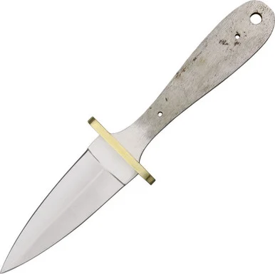 Knife Blade - Medium Boot Knife Double Edge Dagger Blank (3.5" SS) BL7707
