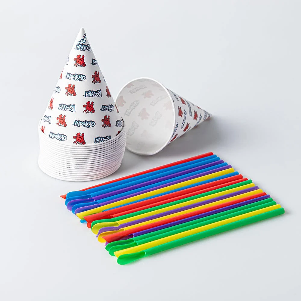 Kool-Aid Frozen Treat Snowcone Straw and Cup - Set of 40