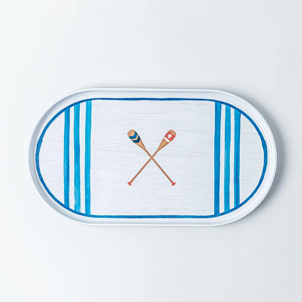 KSP Canoe Melamine Oval Serving Tray