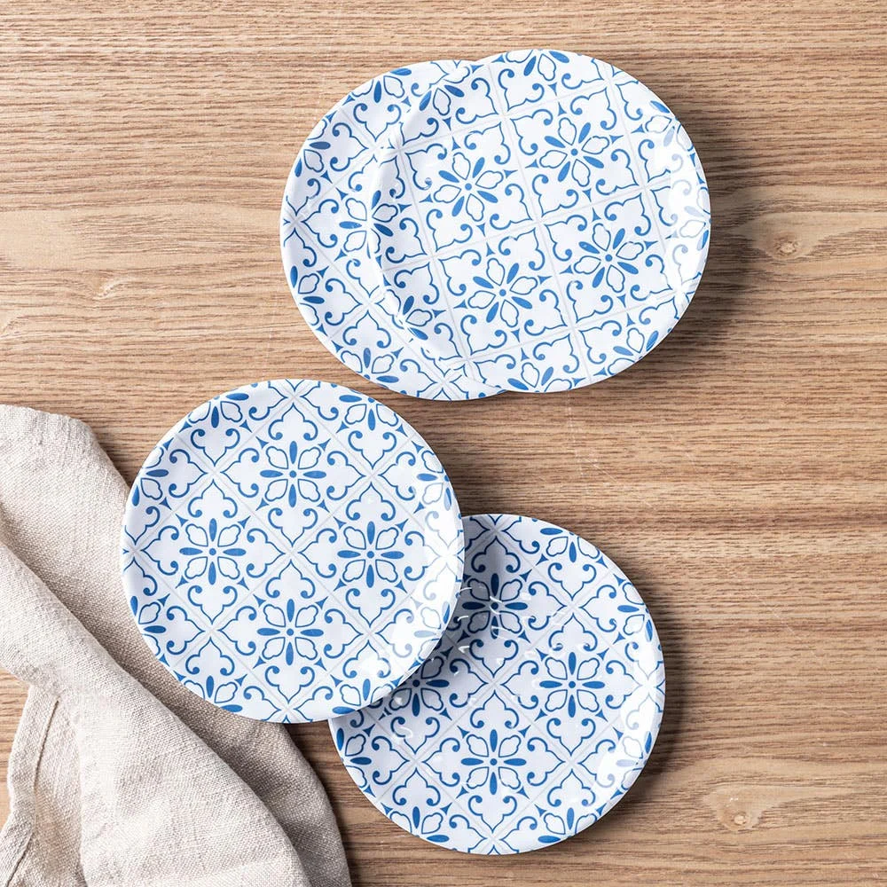 KSP Nibble Melamine Tidbit Plate - Set of 4