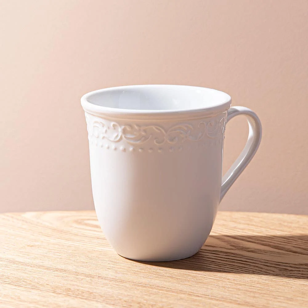 A La Carte Essentials 'Traditional' Porcelain Mug (350mL)