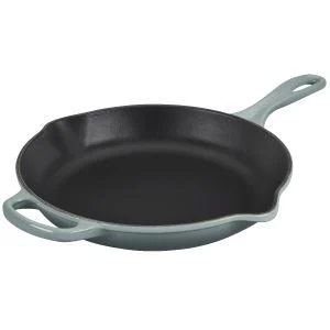 Le Creuset 10.25" Signature Enameled Cast Iron Skillet | Sea Salt