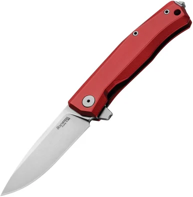 LionSteel Myto Red Aluminum Satin Folding Knife LSMT01ARS