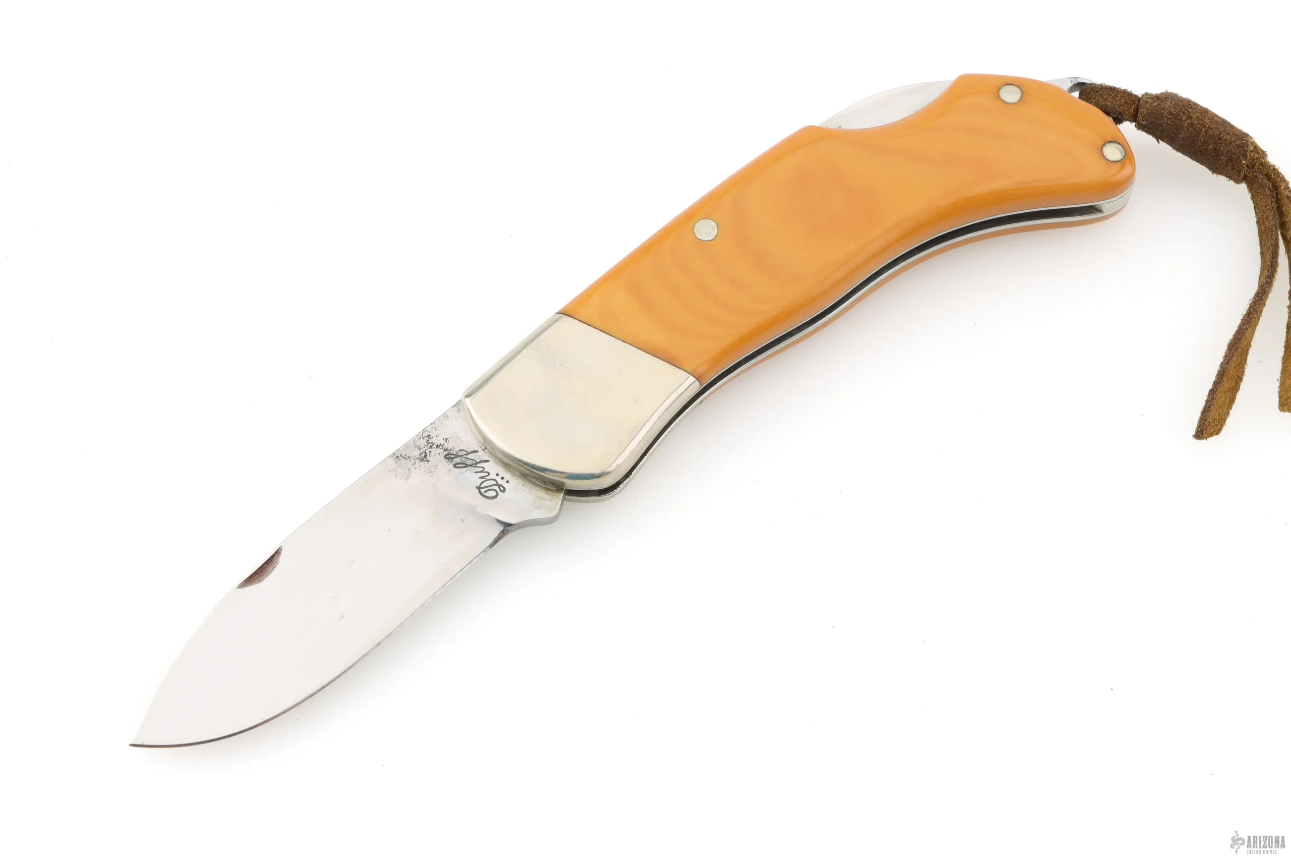 Lockback - Linen Micarta