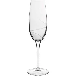 Luigi Bormioli Aero Flute Glasses (Set of 6) | 8oz 