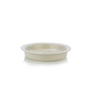 Martinez Pottery Hand Turned Stoneware Pie Plate | Natural