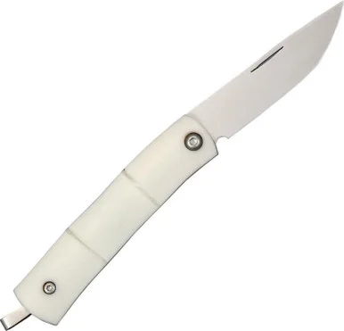 Mcusta Take Series Money Clip Knife White Acrylic (2.3" AUS-8) MC-0153