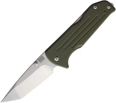 Medford 1881 Knife Works Bourbon Green G-10 (3.0" Tanto S45VN) MMS020