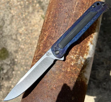 Medford T-Bone- Blue Acid Etched / Blk G10 Ti(4.00" S45VN ) MK2154TD-01A1-TSCS-Q4