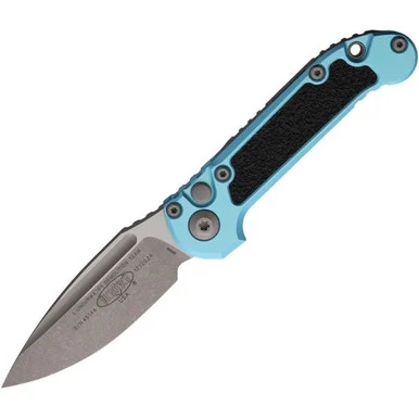 Microtech LUDT GEN III - Turquoise/Black Aluminum (3.5" Premium Steel) MCT113510APTQ