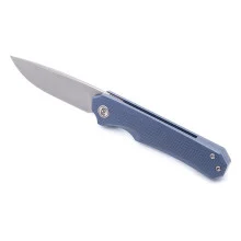 Miguron Knives Koraki II Front Flipper Folding Knife M390 Blade Blue Anodized Titanium Handle Pocket Knife MGR-606BUII