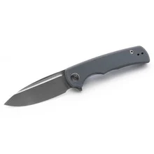 Miguron Talism Folding Knife Grey G10 Handle D2 Plain Satin Blade MGR-810DG