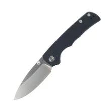 Miguron Talisma Folding Knife Black G10 Handle Stonewash 14C28N Blade MGR810LWBK