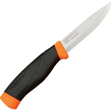 Mora Companion Pinpack - Black/Orange Rubber (4" SS) FT12090