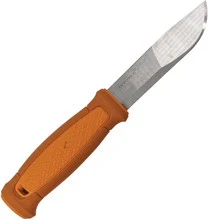 Mora Kansbol Fixed Bushcraft Knife Burnt Orange Handle PolymerMulti Mount Sheath 13507