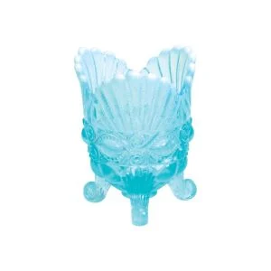 Mosser Glass Eye Winker Spooner Dish | Aqua Opal