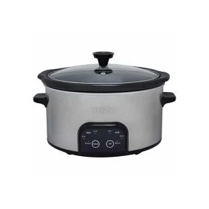 NESCO 6-Quart Digital Slow Cooker | Stainless Steel
