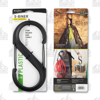 Nite Ize Big S-Biner Black Plastic NI1103