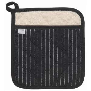 Now Designs by Danica Superior Potholder | Pinstripe Black