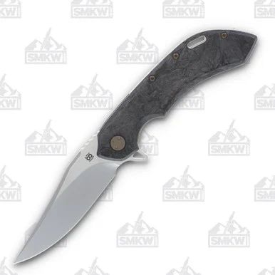 Olamic Wayfarer 247 Folding Knife T-043B Dark Matter FatCarbon/Black Earth T043B