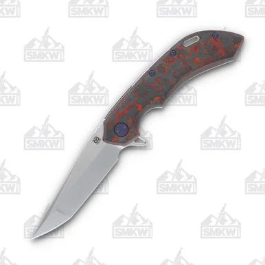 Olamic Wayfarer 247 Folding Knife T-069Q Mars Valley FatCarbon/Texwash Ocean T069Q