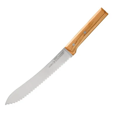 Opinel No 116 Parallele 8" Bread Knife - Olive Wood (02495)