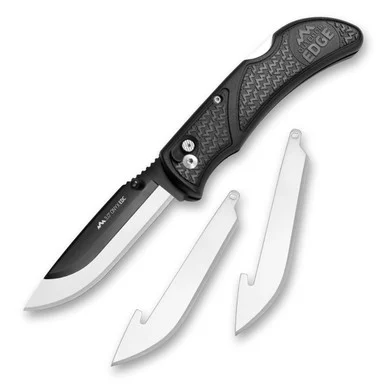 Outdoor Edge 3.0 Onyx Folding Knife 3in Satin Drop Point Blade OEOX30C