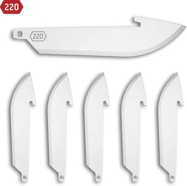 Outdoor Edge Replacement Blades (6PK)2.2" 420J2 Satin- 220