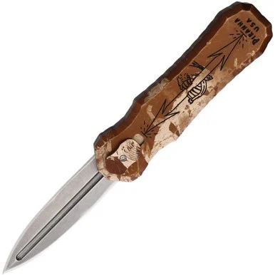 Piranha Excalibur OTF - Tan Camo Alum(3.2" 154CM SW) PKCP8C
