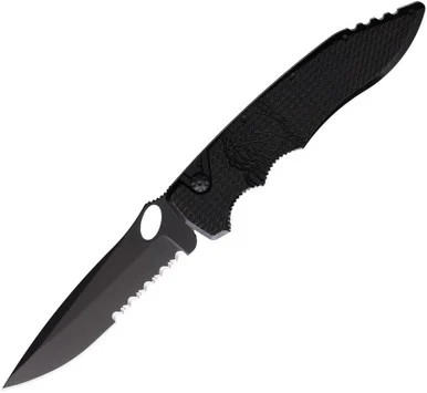 Piranha Mini Predator - Black Alum (3.5" Black S30V) PKCP11BKTS