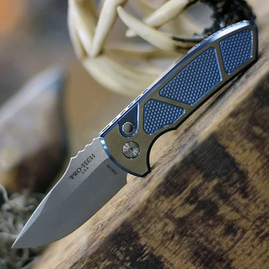 Pro-Tech 2023 SBR Custom 006 Auto - 2 Tone Blue/Bronze Ti (2.5" SW S35VN)