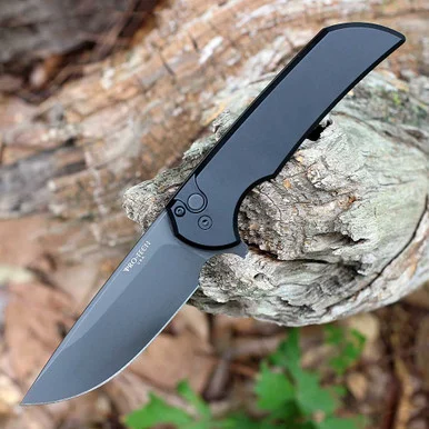 Pro-Tech Mordax Button Lock Blk (3.6" BLK DLC MAGNACUT) MX103