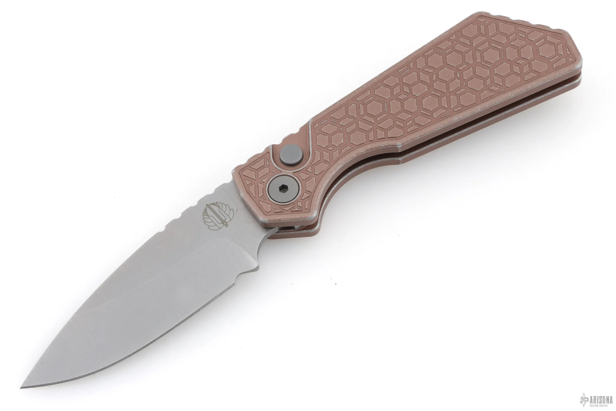 PT205-Gridlock FDE Pro-Strider PT+ Auto Battleworn Handle Stonewash Magnacut