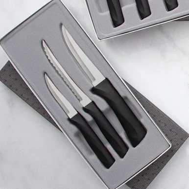 Rada Cutlery Anthem Slice & Pare Set Ergo Blk Resin (Stainless Steel) G459