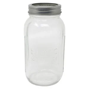 Roots & Harvest Quart Regular Mouth Canning Jars | Pack of 12